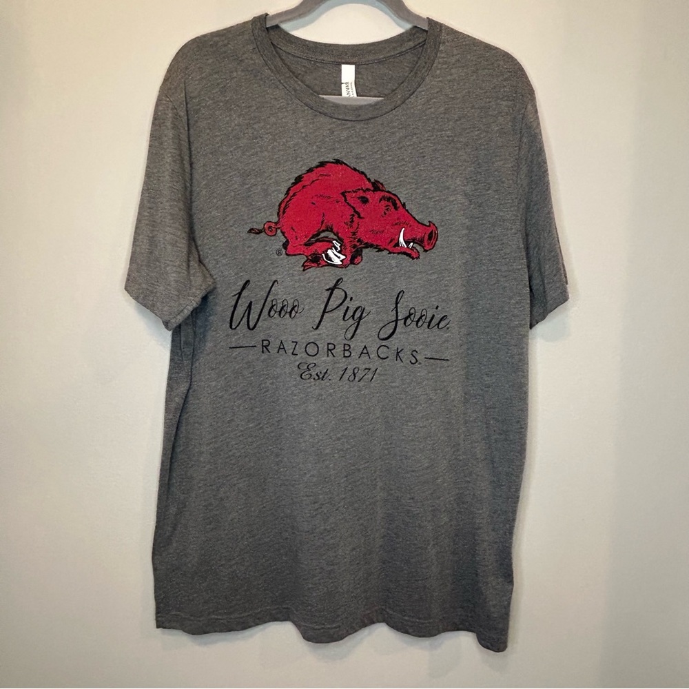 Arkansas Razorbacks Men’s X-Large T-Shirt Bella Canvas
